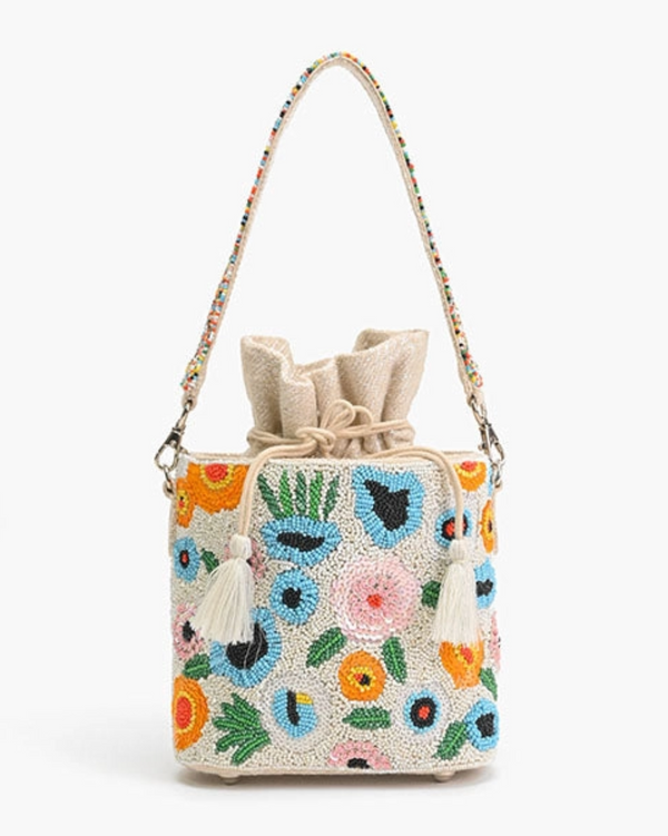 Floral Paradise Bucket Bag