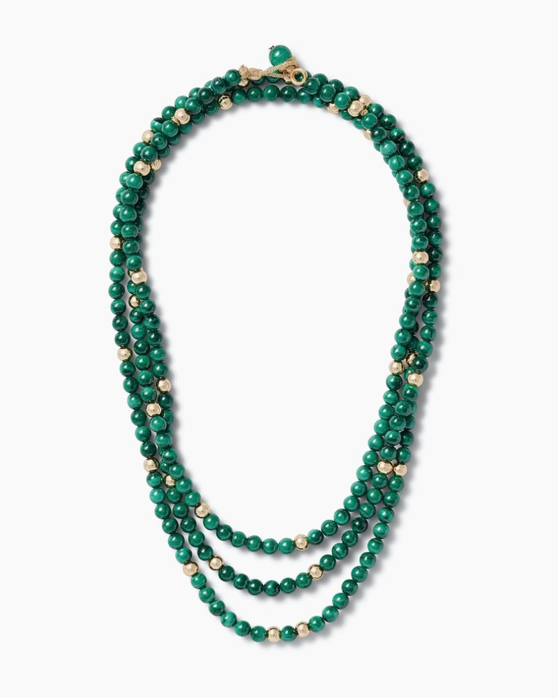 Catherine Canino Layered Malachite + Gold