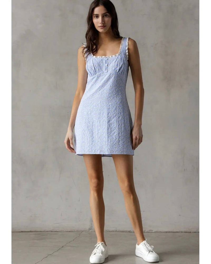 STORIA Embroidered Mini Dress