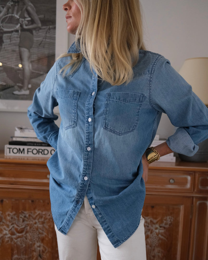 Marea Western Denim Shirt