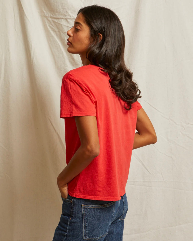PWT Harley Boxy Crew Tee in Poppy Red