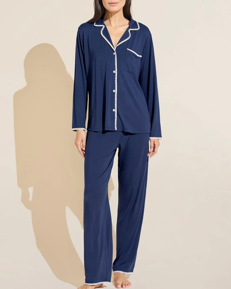 Eberjey Frida Long PJ Set