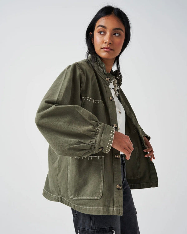 Seventy + Mochi Pablo Jacket in Khaki