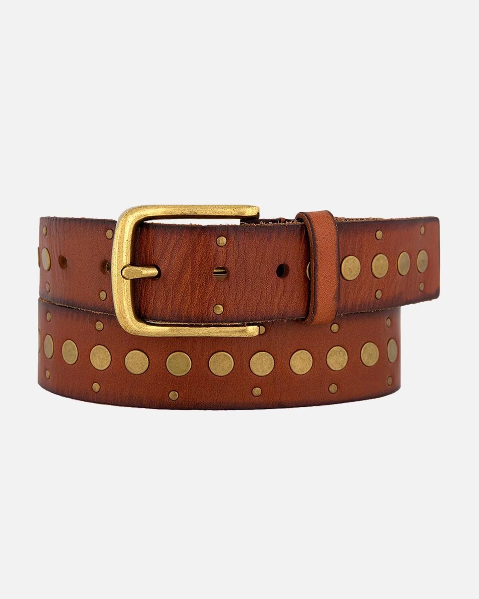 Amsterdam Heritage Women\'s M/L 95 Black Leather Vintage Faye Studded Belt NWT cfb52575faye_20belt_202_1600x.  main image 3