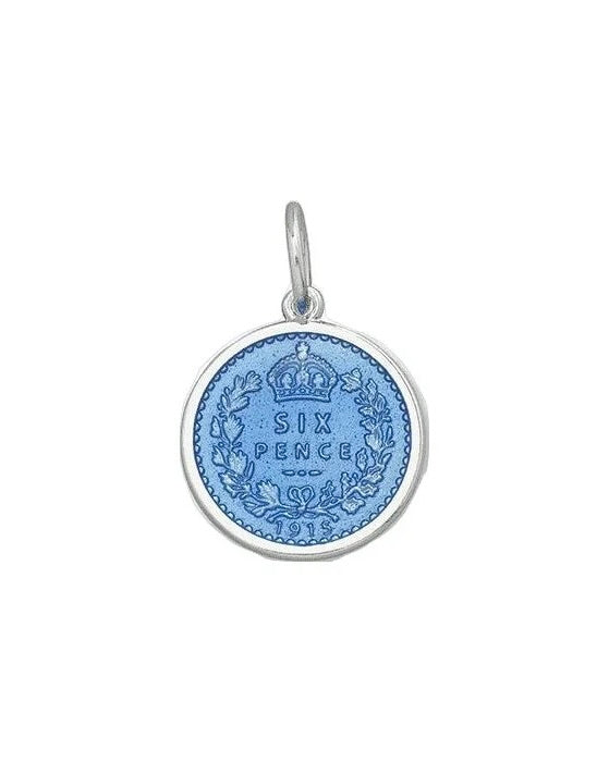 LOLA Periwinkle Sixpence Pendant 19mm