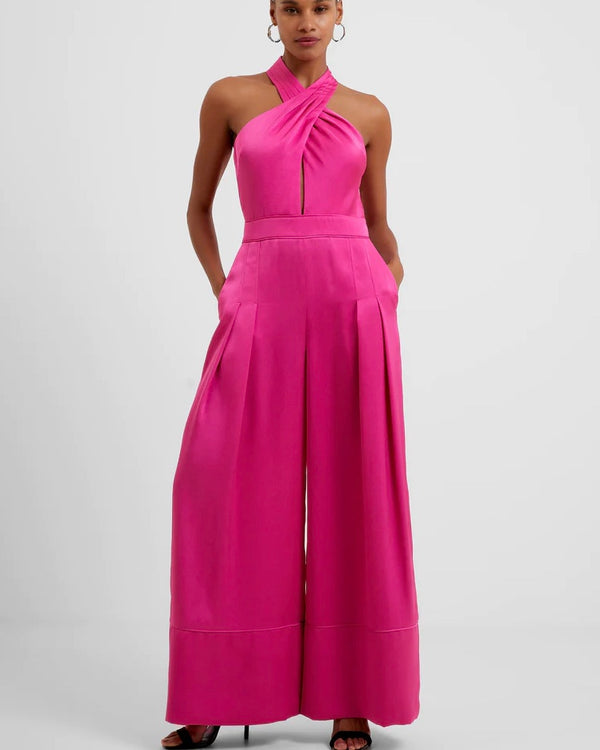 French Connection Harlow Satin Jumpsuit