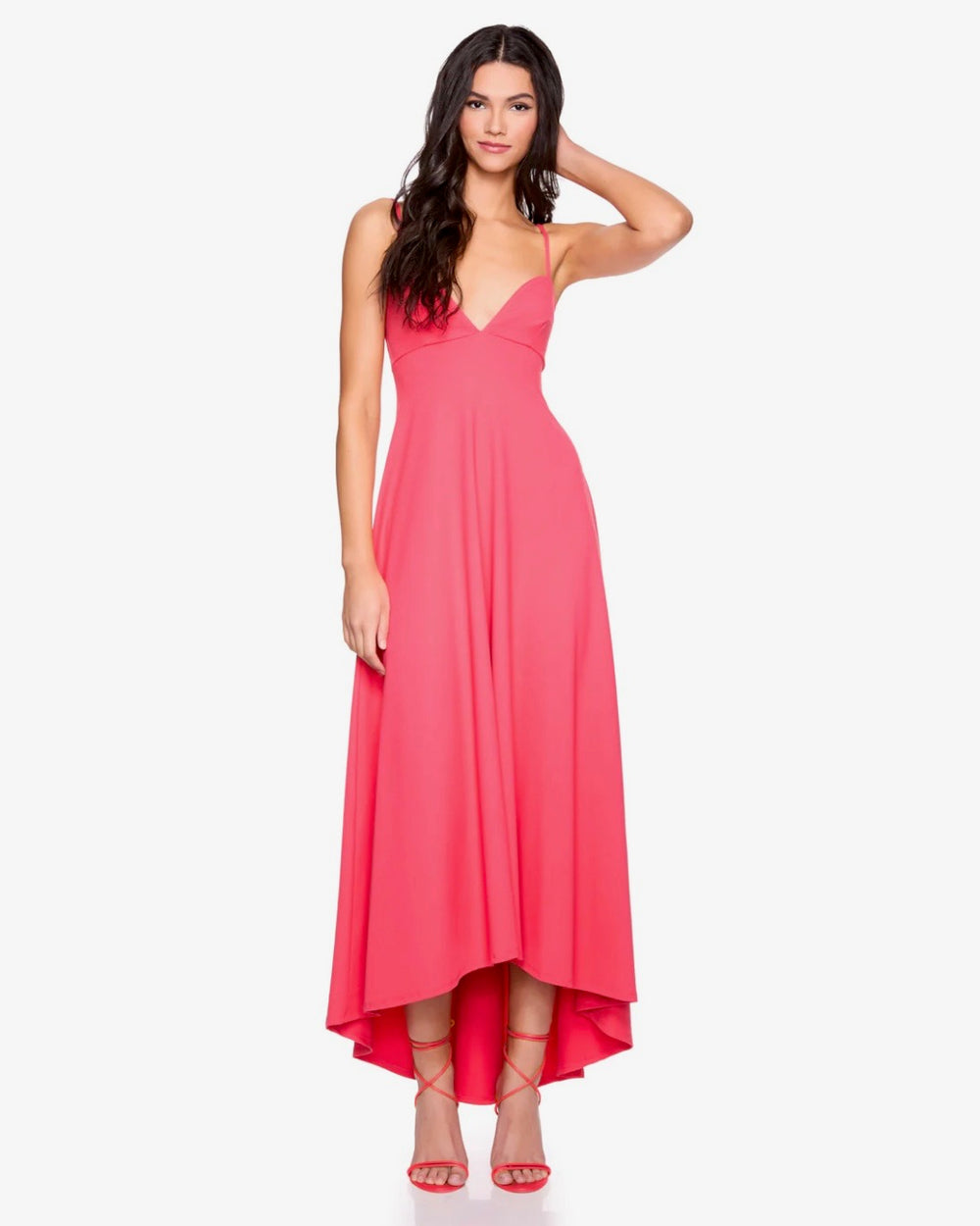 susana monaco dress Susana Monaco Solid Linen Empire Waist Dress in Navy