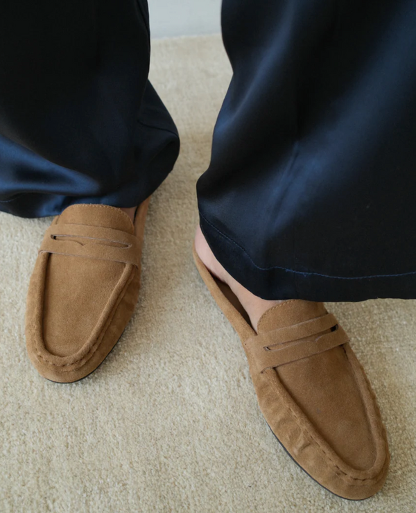 Matisse Porta Tan Suede Mule