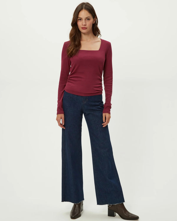 Michael Stars Sarah Square Neck Longsleeve