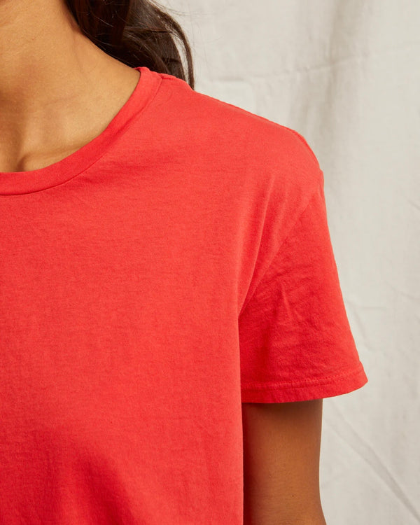 PWT Harley Boxy Crew Tee in Poppy Red