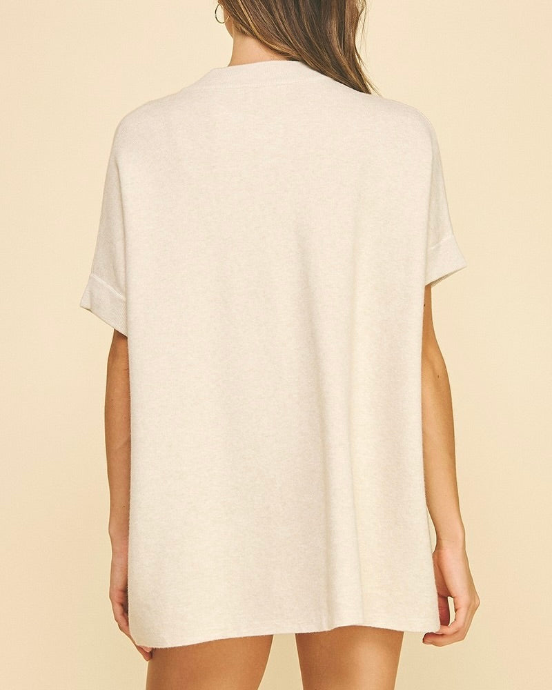 PINCH Button Front Cardigan