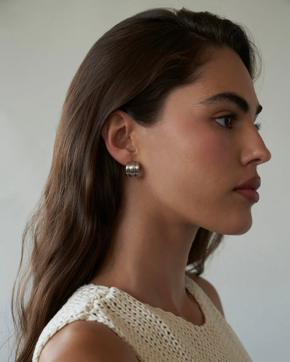 RILY Original Pin Earring Silver 今市隆二 Littles Earrings | Handmade Sterling Silver Everyday Earrings