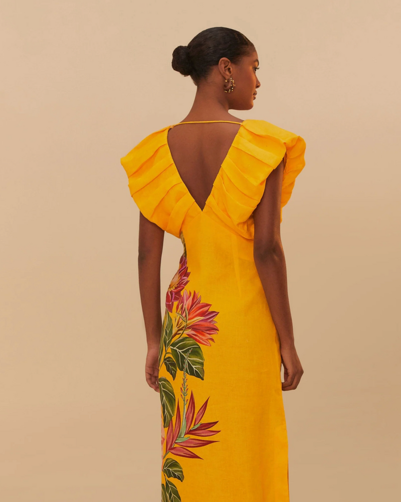 Farm Rio Spring Awakening Midi Dress