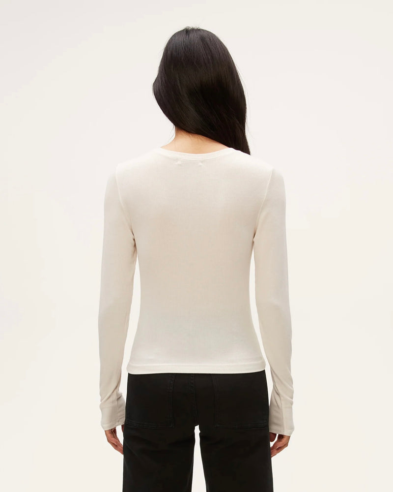 Michael Stars Finn Crew Neck Crop Tee