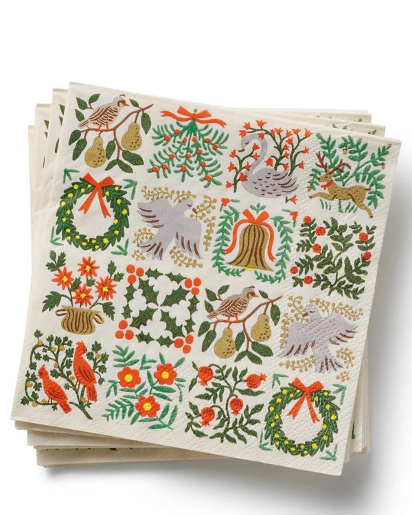 Rifle Paper Co. Christmastide Cocktail Napkins