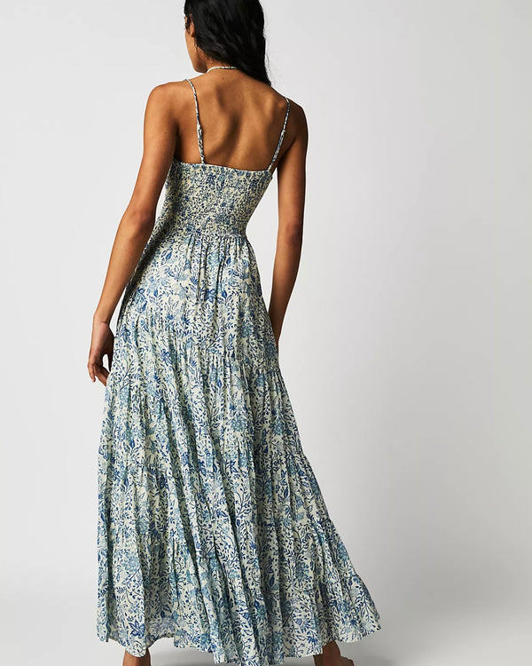 Free People Sundrenched Printed Maxi