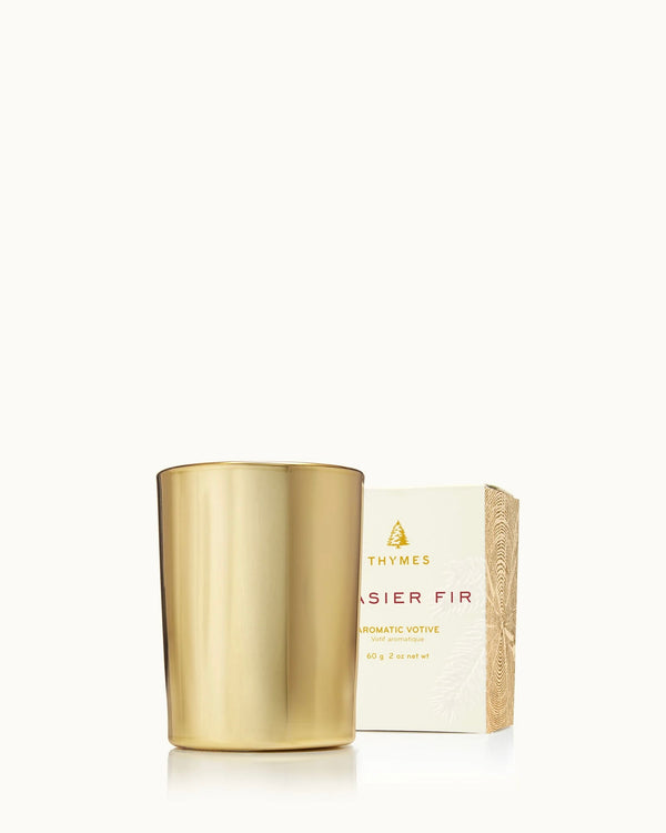 Frasier Fir Gold Votive Candle 2oz