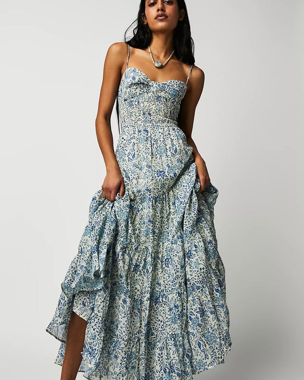 Free People Sundrenched Printed Maxi
