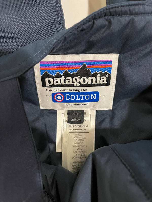 Patagonia Baby Snow Pile Bibs - Navy - 4T