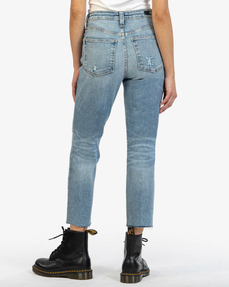 Kut from the Kloth Rachael High Rise Mom Raw Hem