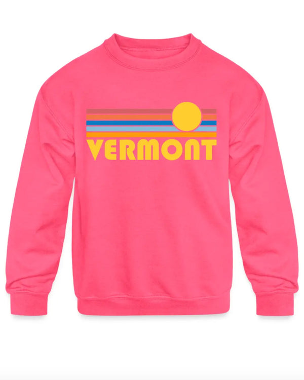 Hey Mountains Kids Vermont Sweatshirt